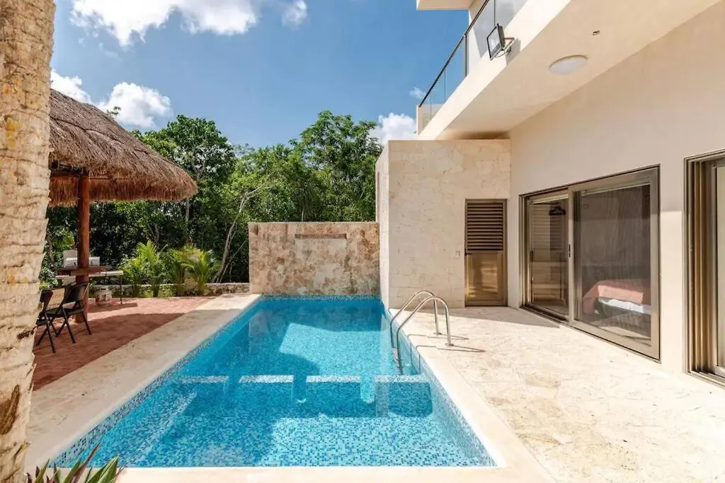 Habitacion 1 Cama King, Tulum Country Home, Con Muelle De Pesca, Club De Playa, Alberca, Cenote Y Campo De Golf, Contrata Day Pass Bahia Principe 아쿠말 0*,