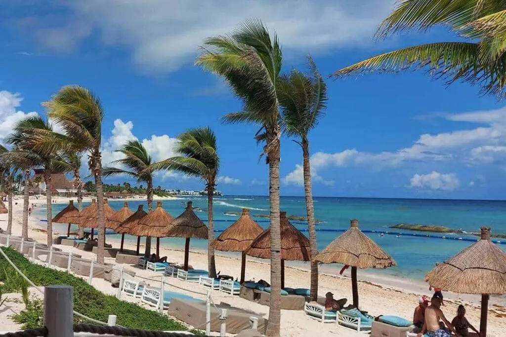 아파트 Habitacion 1 Cama King, Tulum Country Home, Con Muelle De Pesca, Club De Playa, Alberca, Cenote Y Campo De Golf, Contrata Day Pass Bahia Principe 아쿠말 멕시코