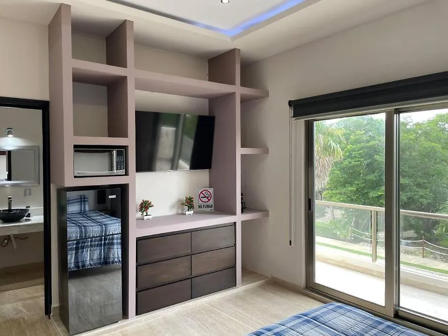 Habitacion 1 Cama King, Tulum Country Home, Con Muelle De Pesca, Club De Playa, Alberca, Cenote Y Campo De Golf, Contrata Day Pass Bahia Principe 아쿠말 멕시코